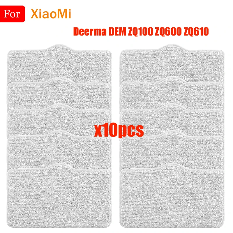 Mop Cleaning Pads For XiaoMi Deerma DEM ZQ100 ZQ600 ZQ610 Handhold Steam Vacuum Cleaner Mop Cloth Rag Replacement Accessories