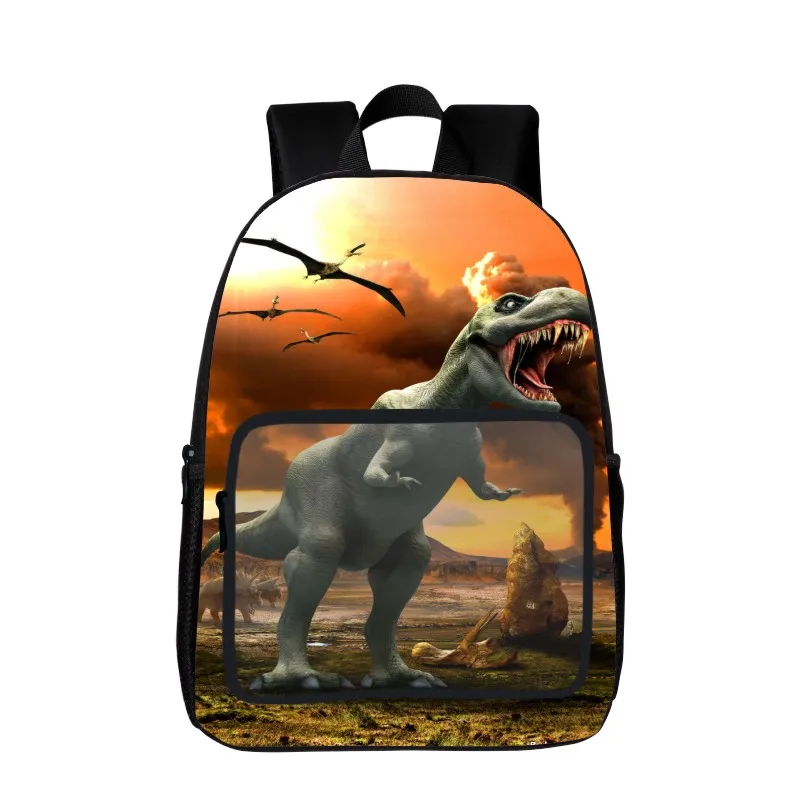16 Inch School Bag Dinosaur 3D Pattern Children's Bag Girl Boy Backpack Children's Gift Kindergarten School Bag 2021 New