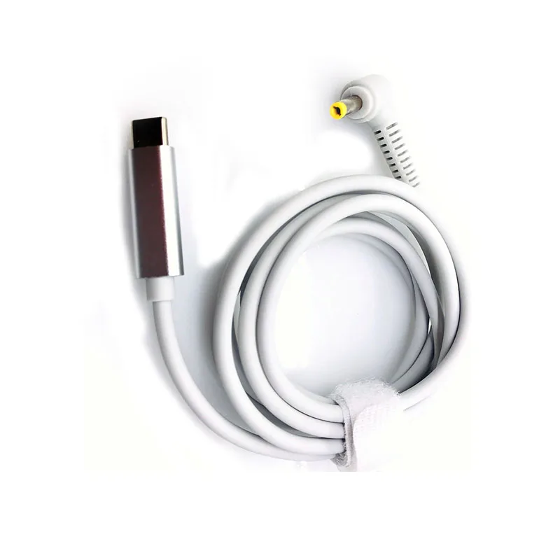 USB Type C to 4.0x1.7 7.9x5.5 7.4x5.0 3.0x1.1 4.0x1.35 5.5x2.5mm Male Plug Converter DC USB C PD Charging Cable Cord for Laptops