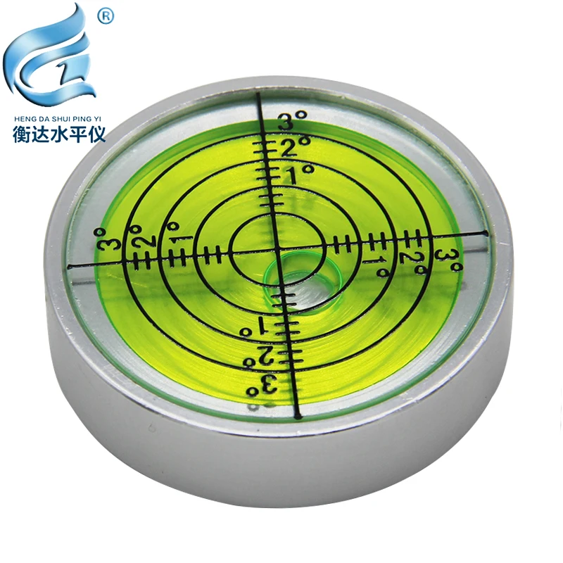 Metal circular spirit level mini small bubble high precision horizontal bubble 40*10