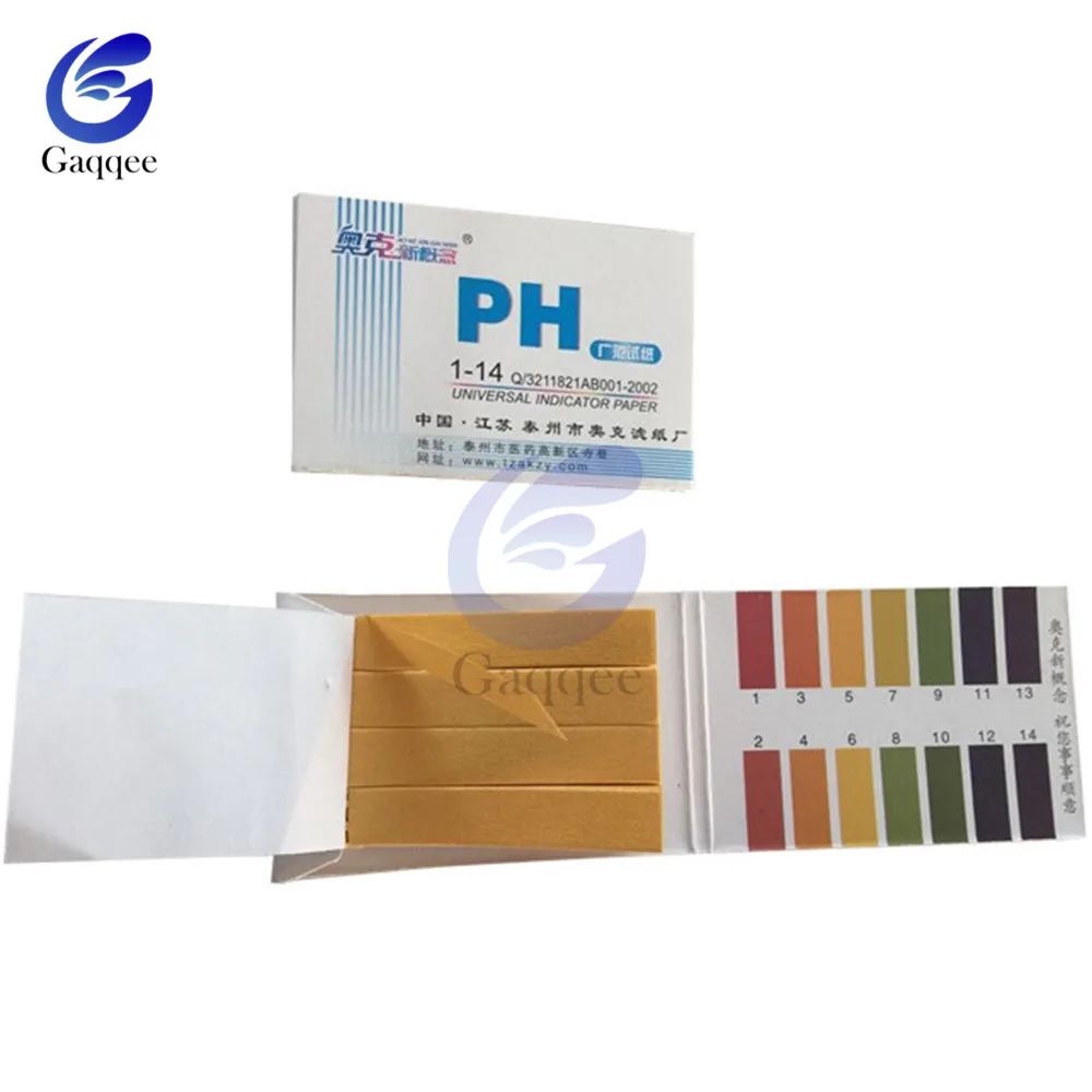 80 Strips PH Meters Indicator Paper PH Value 1-14 Litmus Testing Paper Tester Urine Health Care Paper Water Soilsting Kit