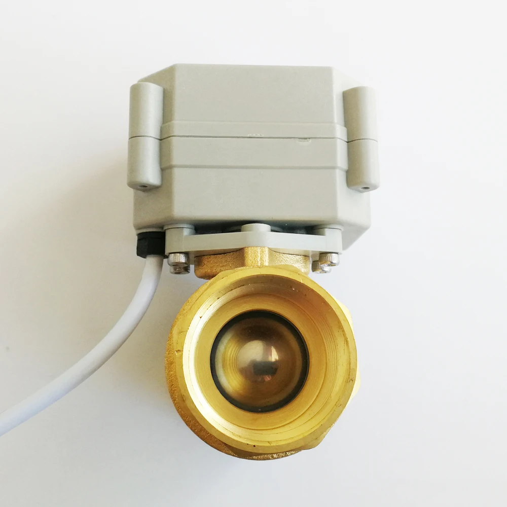 Imagem -04 - Válvula de Esfera Motorizada 11 ac Desperdício Válvula de Esfera Motorizada Vias Motor Elétrico Dn32 com Indicador e Substituição Manual