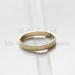 DIY Supply-Solid Brass Finding Stardust CLOSED Round Ring - Link - Loop 20.7mm (3617C)