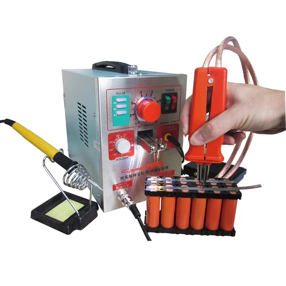 709A Multifunctional High Power Lithium Battery Clamp Automatic Microcomputer Digital Display Pulse Mobile With Welding Machine