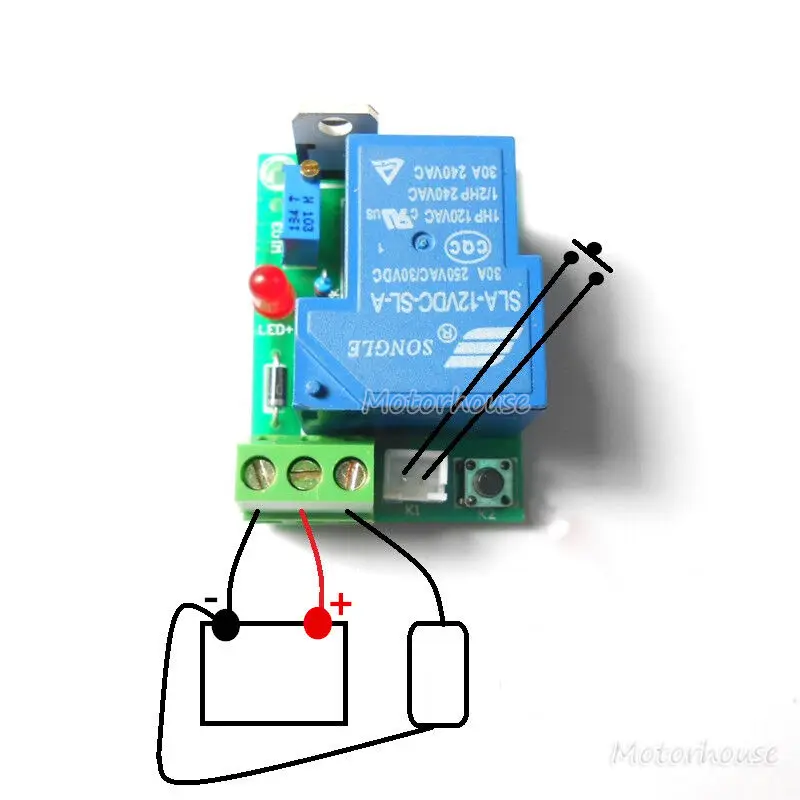 DC 12V 30A Car Battery Excessive Discharge Anti-Over Discharge Protection Module