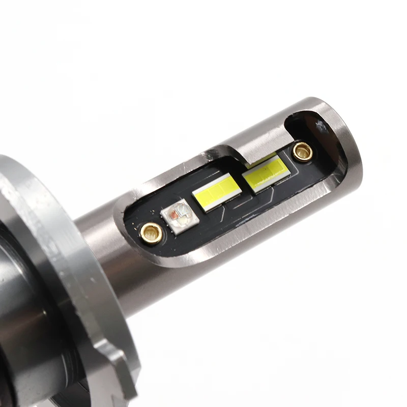 Niscarda 2Pcs H4 H1 H3 H7 H8 H11 9005 9006 80W Car LED RGB Headlight Kit Phone APP Control Bulb Lamp