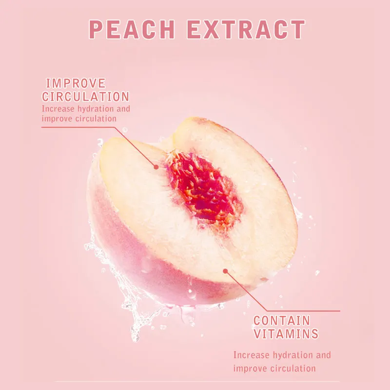 Peach Niacinamide Sleeping Mask Shrink Pore Brush Mask Moisturizing Disposable Mask Skin Care Improve Roughness & Brighten Skin