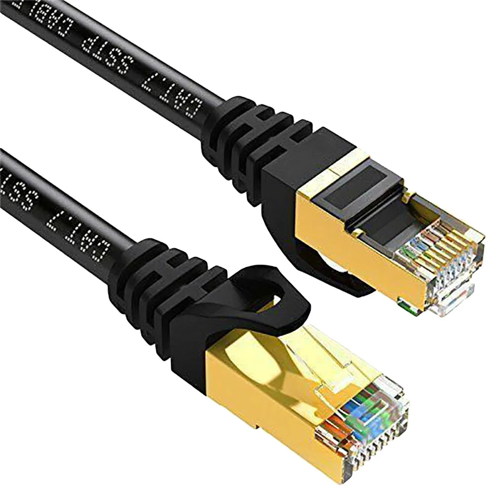 Kot 7 U/FTP pozłacane ekranowany 10 gb/s Ethernet RJ45 sklejka sieciowa kabel przewód