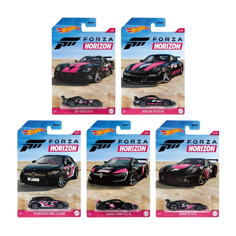 

Hot Wheels Cars FORZA HORIZON Porsche 911 GT3 RS/ SRT VIPER GTS-R 1/64 Collector's Edition Metal Diecast Model Car