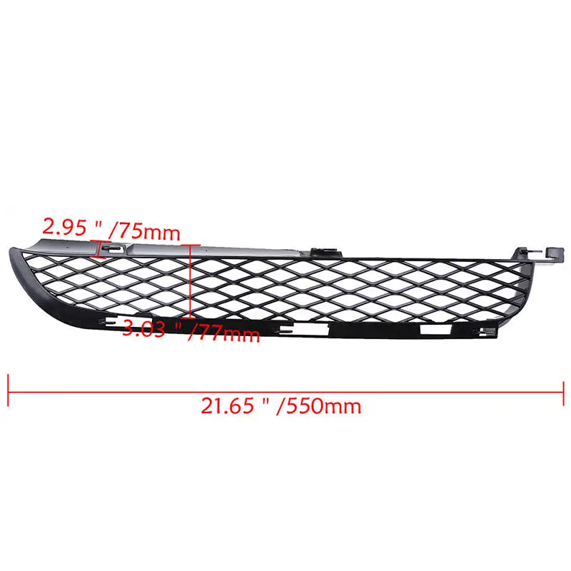 Rhyming Front Bumper Grill Lower Intake Grille Fit For BMW 2004-2006 X5 E53 Facelift Car Accessories 51117116397 51117116398