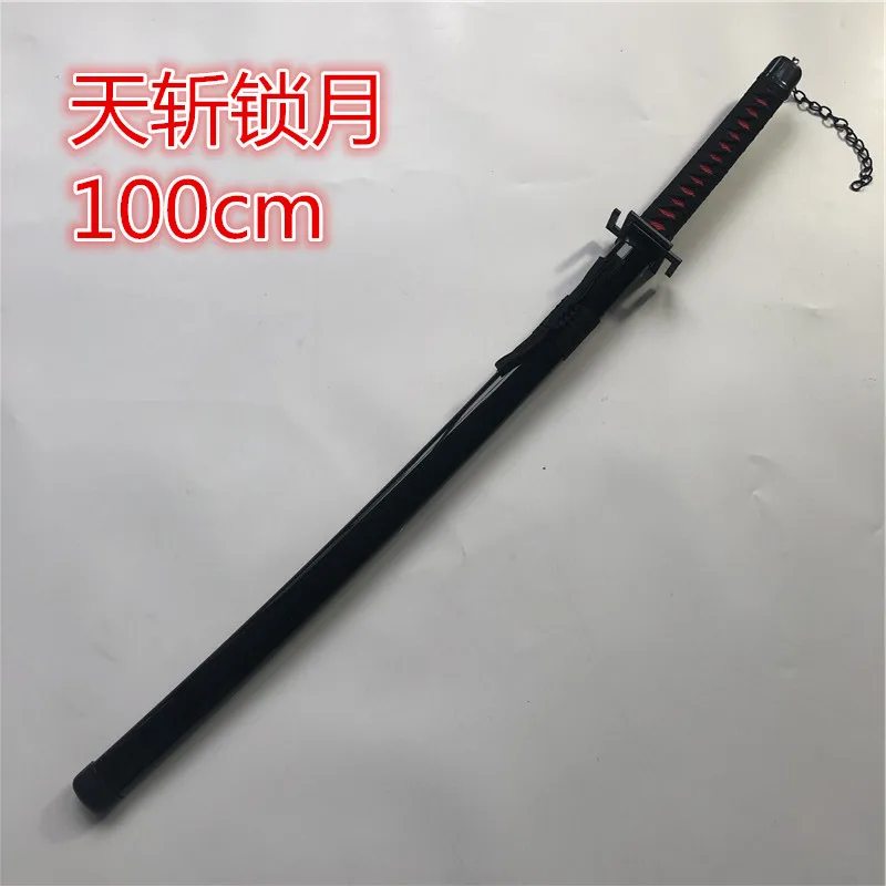 100cm Cosplay  Kurosaki ichigo sword Prop Lock ing Moon Sword Role cosplay  Wood Sword Weapon