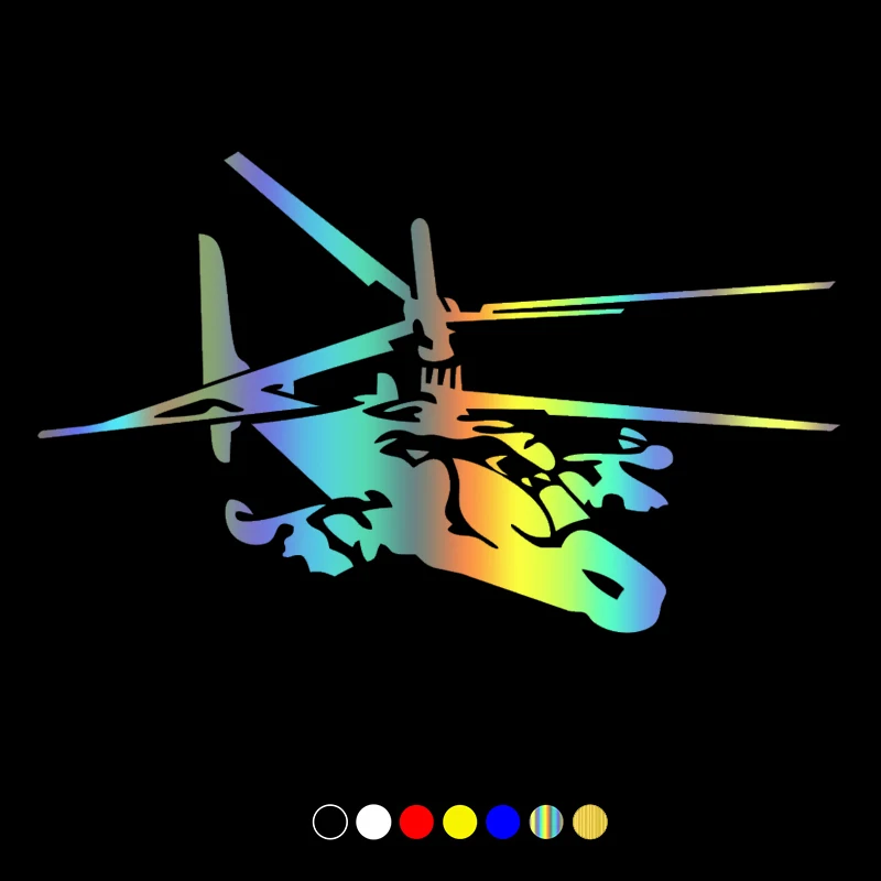 

30753# Various Sizes car sticker Helicopter Ka-50 decal waterproof stickers on rear bumper window vinyl die cut no background