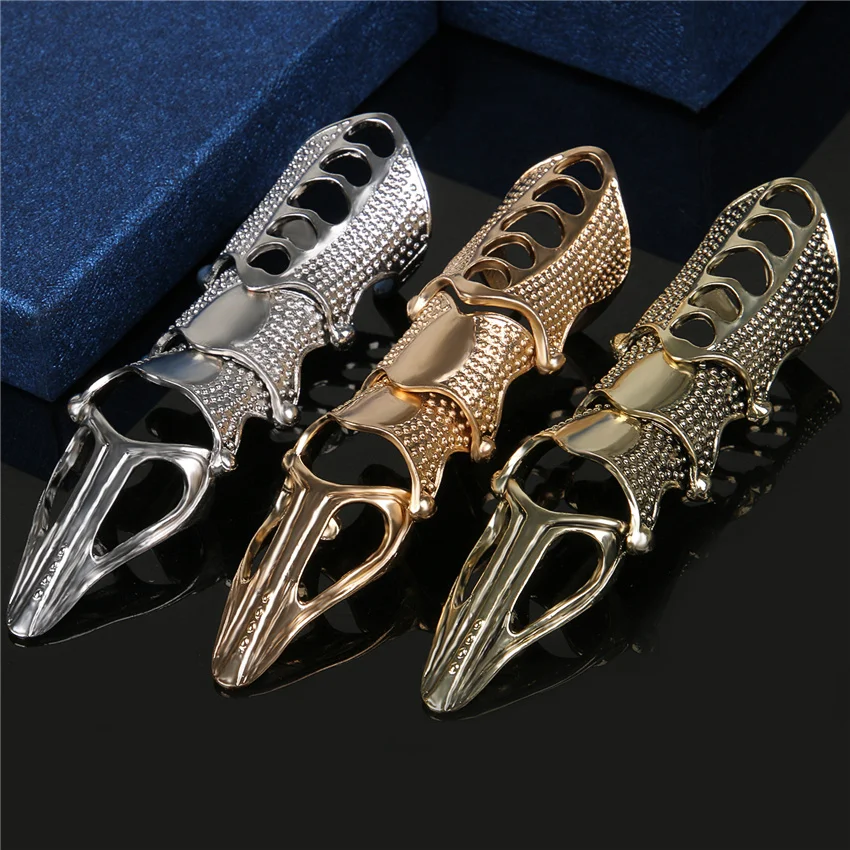 2021 Punk Finger Bone Ring Anime Super Dangan Ronpa Celestia Cosplay Ludenberg Finger Ring Bone Gothic Cosplay Props