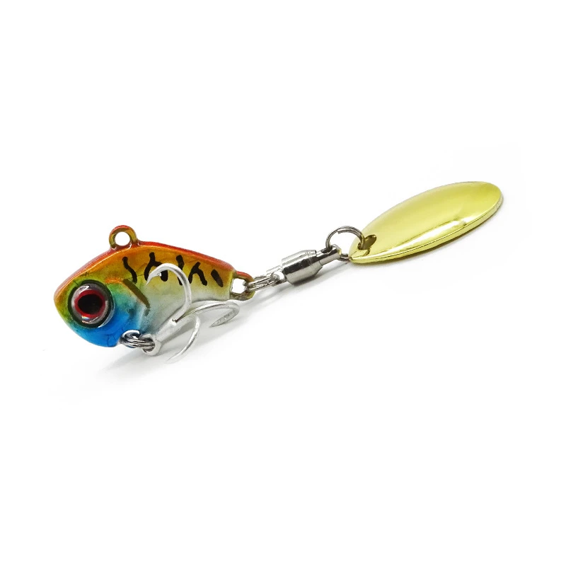 Fishing Lures Wobble Rotating Metal Vib Vibration Tail Winter Fishing 5g 10g15g20g Artificial Hard Baits Jig Spinner Spoon Pesca