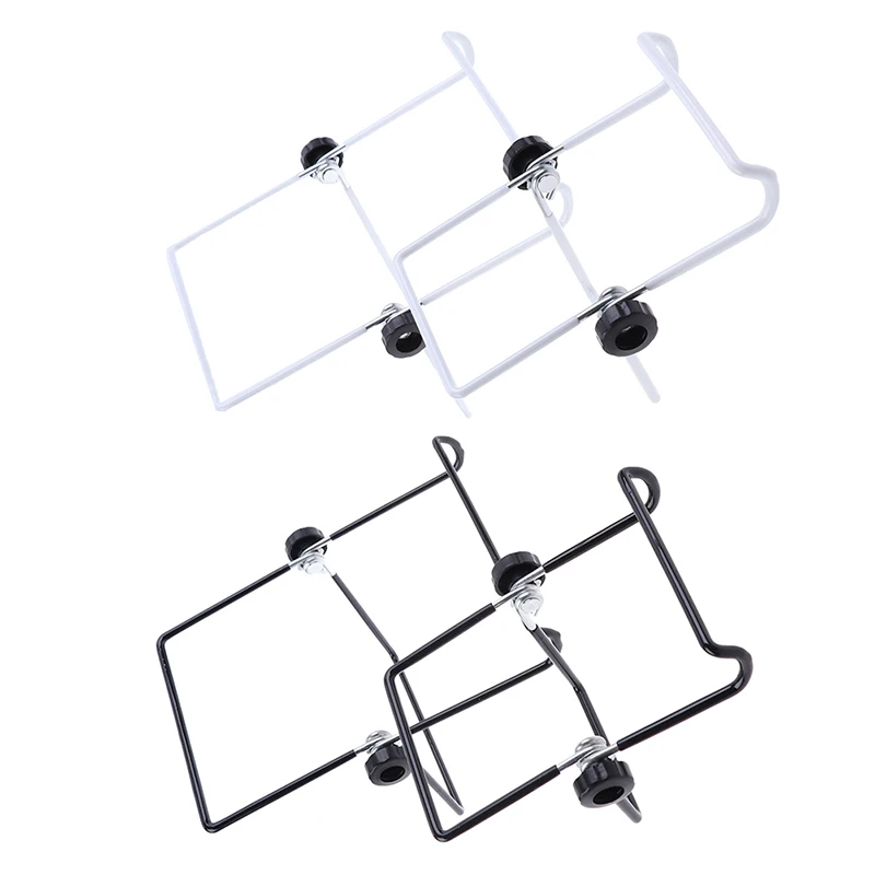 Stainless Steel Sprouting Stands Foldable Sprouter Black Non-slip Scaffolds for Mason Jar Lid/iPad Tablet Phone Stand