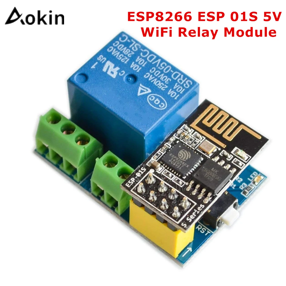 

ESP8266 ESP01S ESP-01S 5V WiFi Relay Module Things Smart Home Remote Control Switch for Arduino Phone APP Wireless WIFI Module