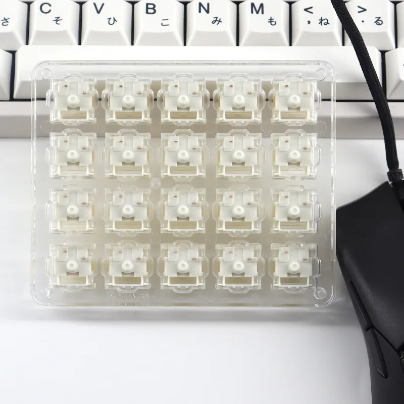 Gateron สวิทช์ SMD 3 Pin สีดำสีแดงสีน้ำตาลสีฟ้าสีเขียวใสสีเหลืองสำหรับคีย์บอร์ด Cherry Mx Mechanical Switches 10Pcs