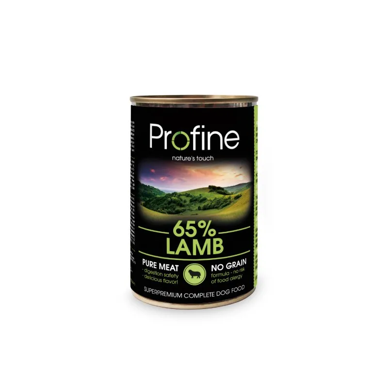 Profine 400gr tin lamb dog food