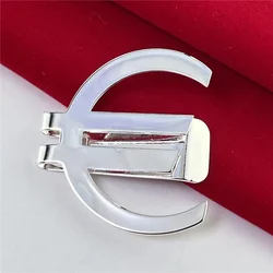 925 Silver Wallet C-shaped Bar Wallet Fashion Jewelry Gift