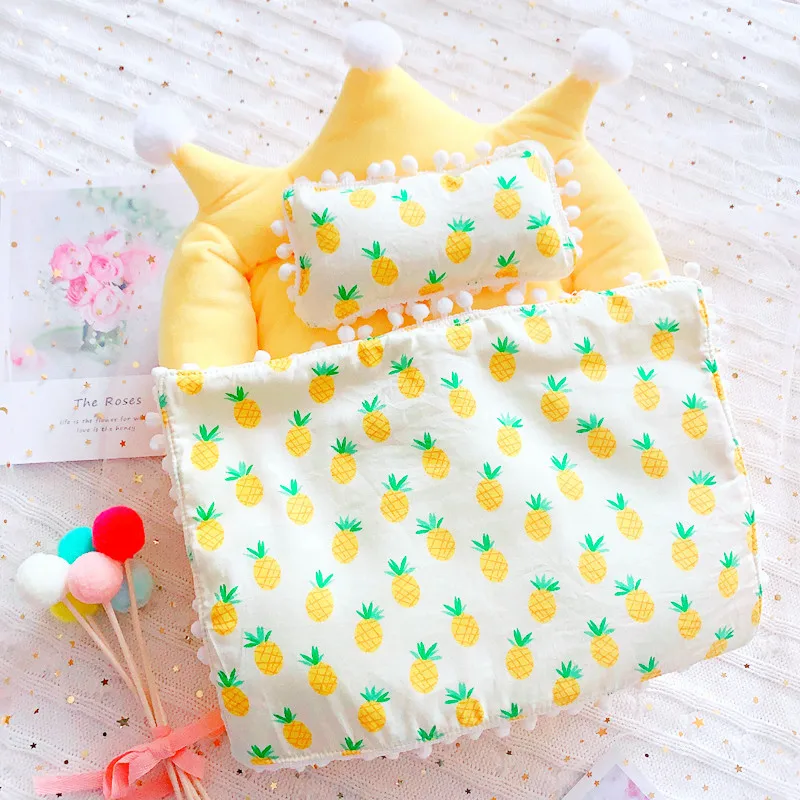 20cm Doll Outfit Plush Doll's Clothes Bed quilt pillow set Stuffed Toys Dolls Accessories for Korea Kpop EXO Idol Dolls Gift