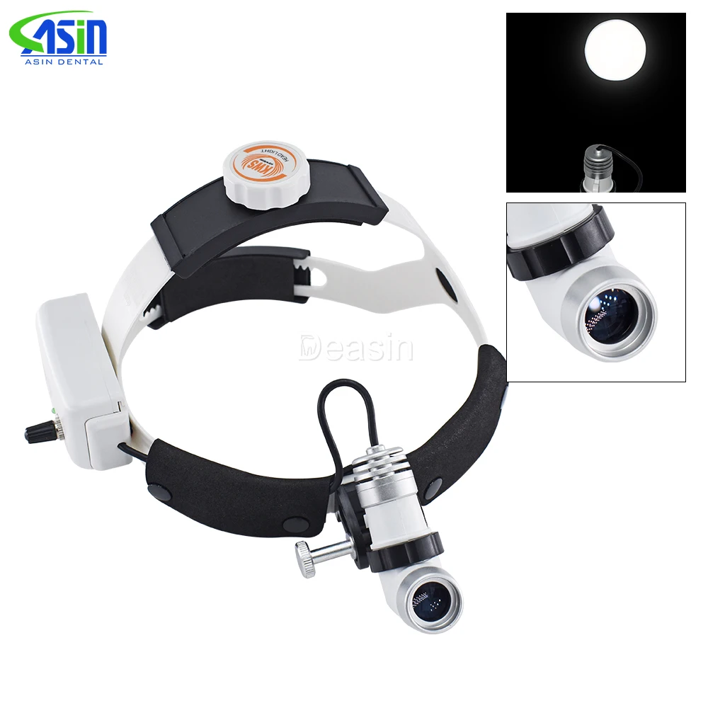 Wireless Dental Surgical Headlight Dental Lab Headlight High Intensity Operation Chargeable KD-203AY-4 integrated headlight