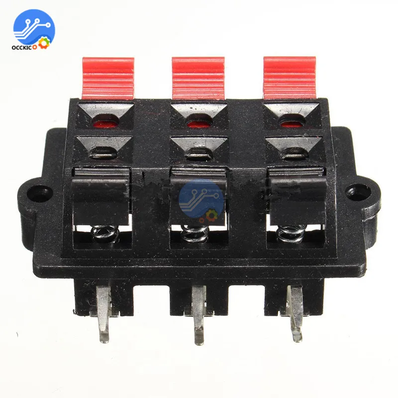 6 طريقة قناة المتحدث محطة الربيع وصلة مرفاع مكبر صوت ستيريو لوحة قطاع كتلة الإصدار