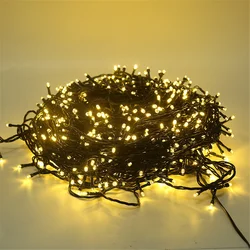 PAMNNY 10/20/30/50M LED Christmas String Lights 8 modalità Fairy Garden Lights ghirlande per la casa albero di natale decorazione della festa nuziale