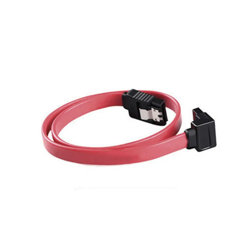40Cm 90 Derajat Sudut Kanan SATA 7Pin Kabel Komputer Konektor 40CM SATA 3.0 III SATA3 3Gbps SSD Hard Drive Kabel Data Langsung