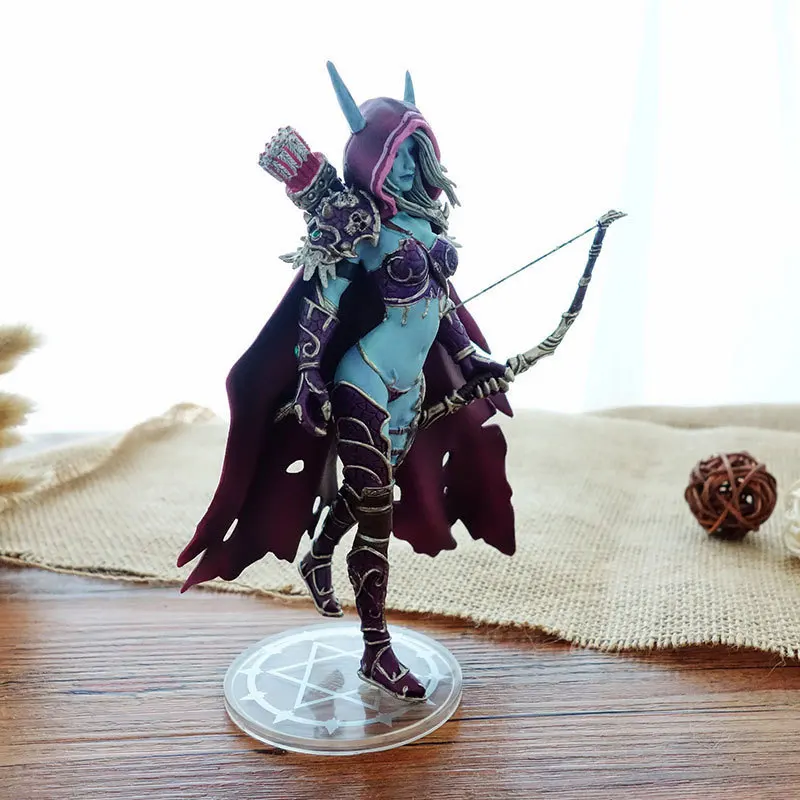 WOW Fall of The Lich King Arthas Sylvanas Windrunner Sylvan Archery Queen World Of Warcraft Dota Menethil Action Figure Anime