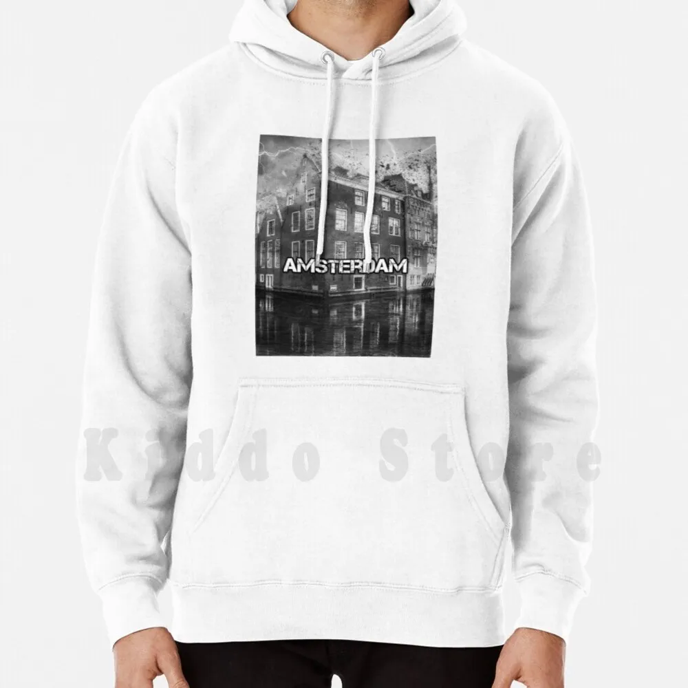 Skyline Hoodie Long Sleeve Netherlands Skyline Skyline Holland Cityscape Landmark Netherlands Skyline Netherlands