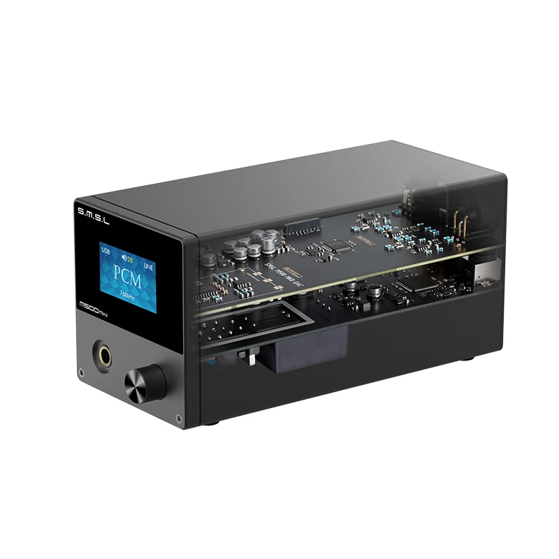 Smsl M500 Mkii Audio Dac En Hoofdtelefoonversterker MQA-CD Bluetooth ES9038PRO DSD512 XU216 32bit 768Khz Aptx Hd Met Afstandsbediening controle