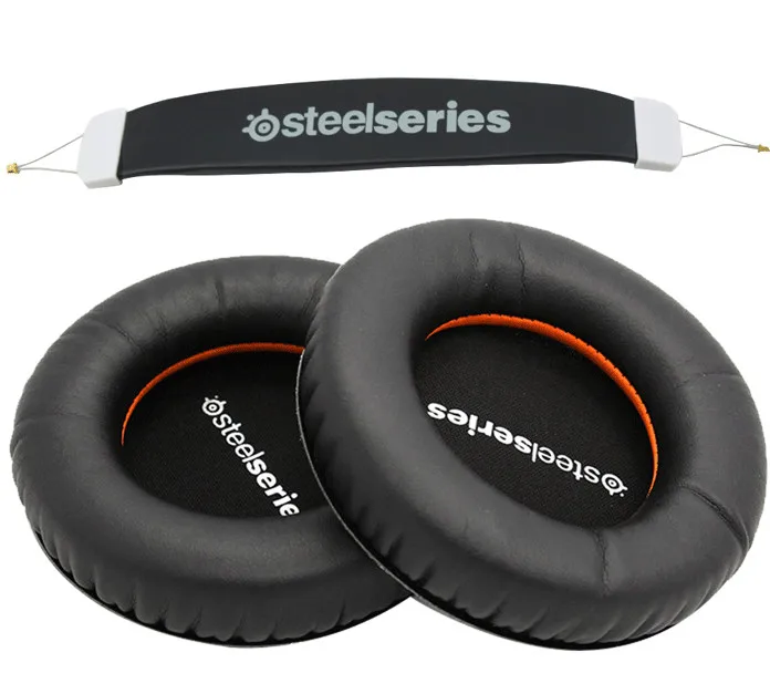 جديد سماعة وسادة وسادات الأذن غطاء للأذنين بطانة للأذن مع عقال ل SteelSeries سيبيريا V1 V2 V3 بريزم سماعات الألعاب وسادة الأذن