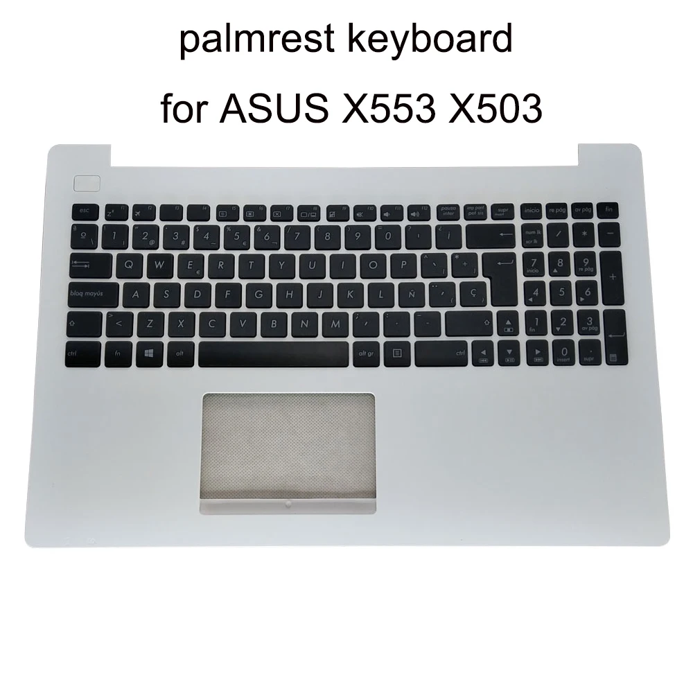 Palmrest computer spanish notebook keyboard for ASUS X553 X553MA X553SA F553M F553M D553 R515M X503M 90NB04X1 90NB04X2 R31SP0