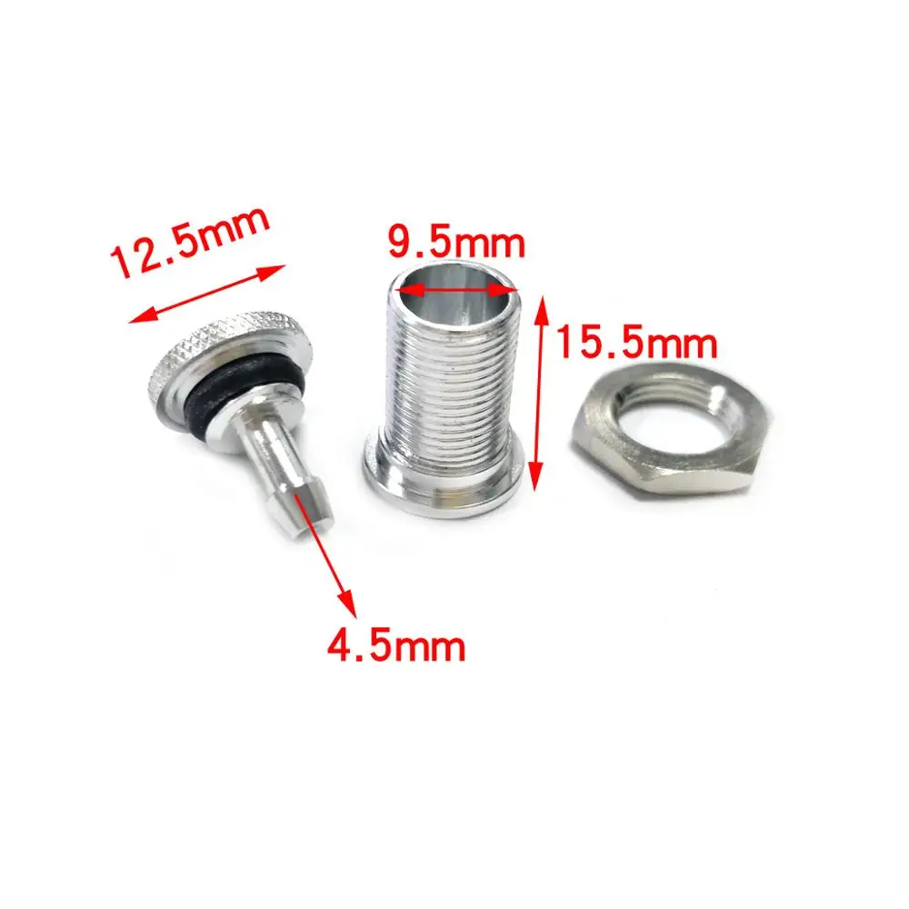 1Pc อลูมิเนียมน้ำมันหลอดปลั๊กหัวฉีดสกรูการใช้ Dot สำหรับโหมด RC