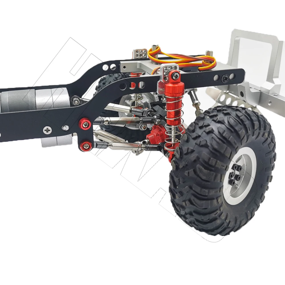 4Pcs Metal Hydraulic Shock Absorber Oil Damper for WPL C14 C24 C34 C44 MN Model D90 D91 99 99S Hs 18311 18312 RC Car