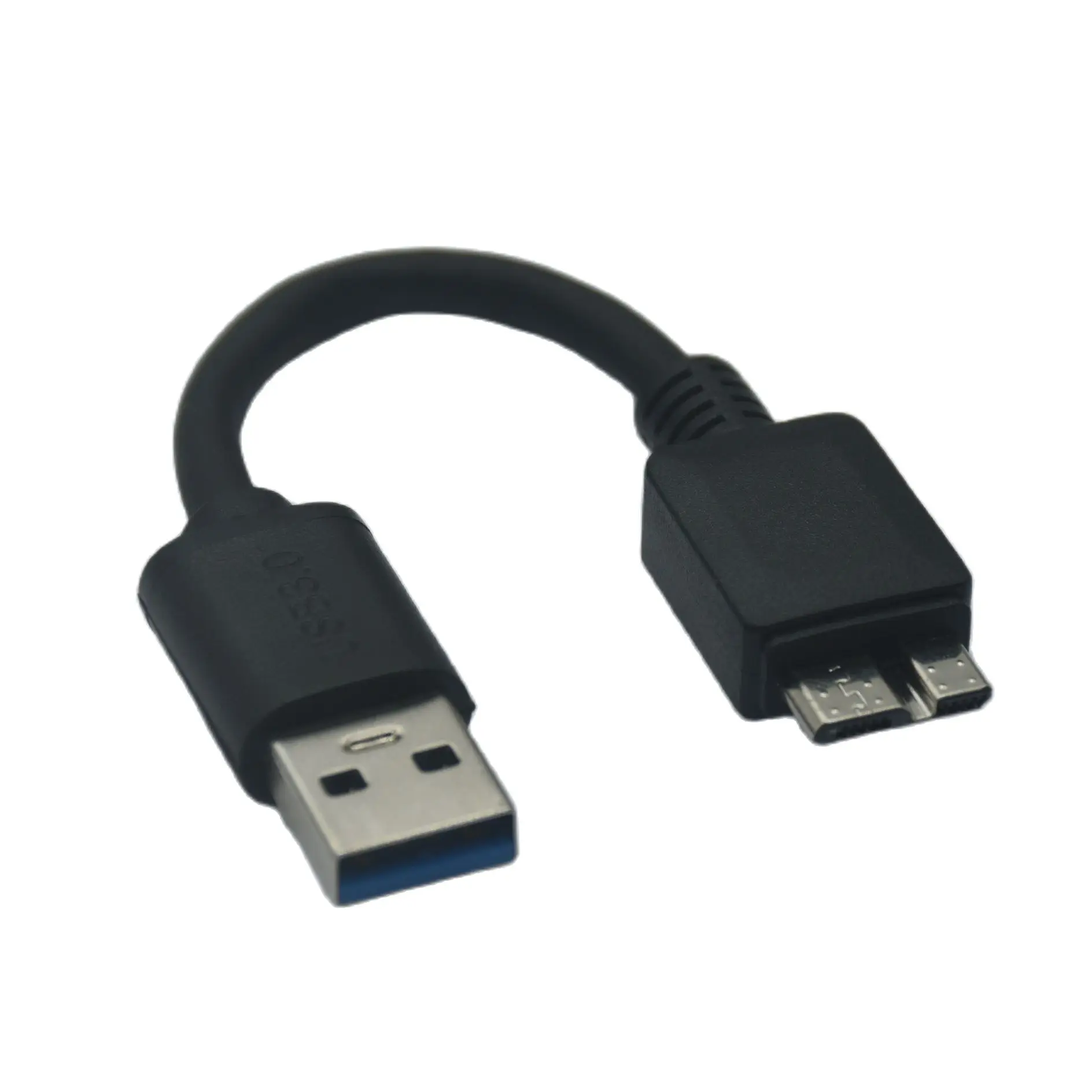 10cm Micro B USB C 3.0 to Type-C to USB 3.0 Micro B Cable Connector 5Gbps External Hard Drive Disk Cable for Hard Drive Computer