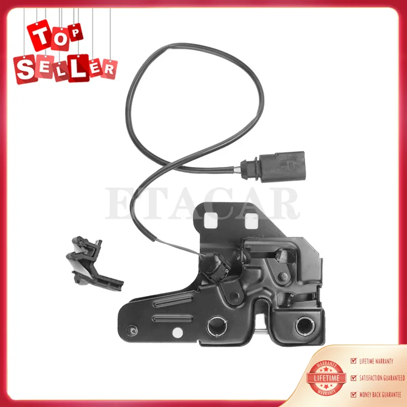 

1pc Latch Hood Lid Lock With Micro Switch Sensor 4F0823509A 4F0823480B Fits For 2005-2011 Audi A6 S6 C6