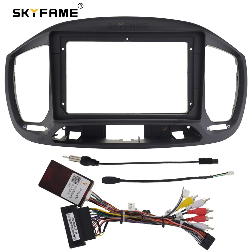 SKYFAME سيارة فآسيا الإطار محول Canbus صندوق فك أندرويد راديو داش لوحة طقم إطارات لشركة فيات UNO