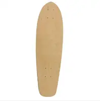 7-9 Layers Maple Skateboard Deck Double Rocker Mini Cruiser Dance Skateboards Natural Maple Wood Skate Board High elasticity 5