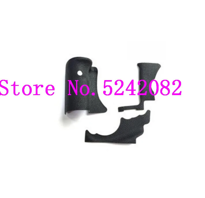 A Set of 3PCS   Bady rubber (Grip+left side+thumb) For Canon FOR EOS 7D Mark II 7DII 7D2 7DM2 SLR(Without Adhesive