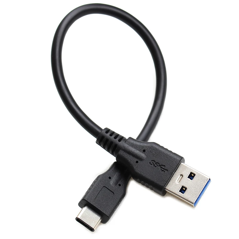 30CM Type C to USB3.0 Short Data and Charging Cable for Camera Smart Phone