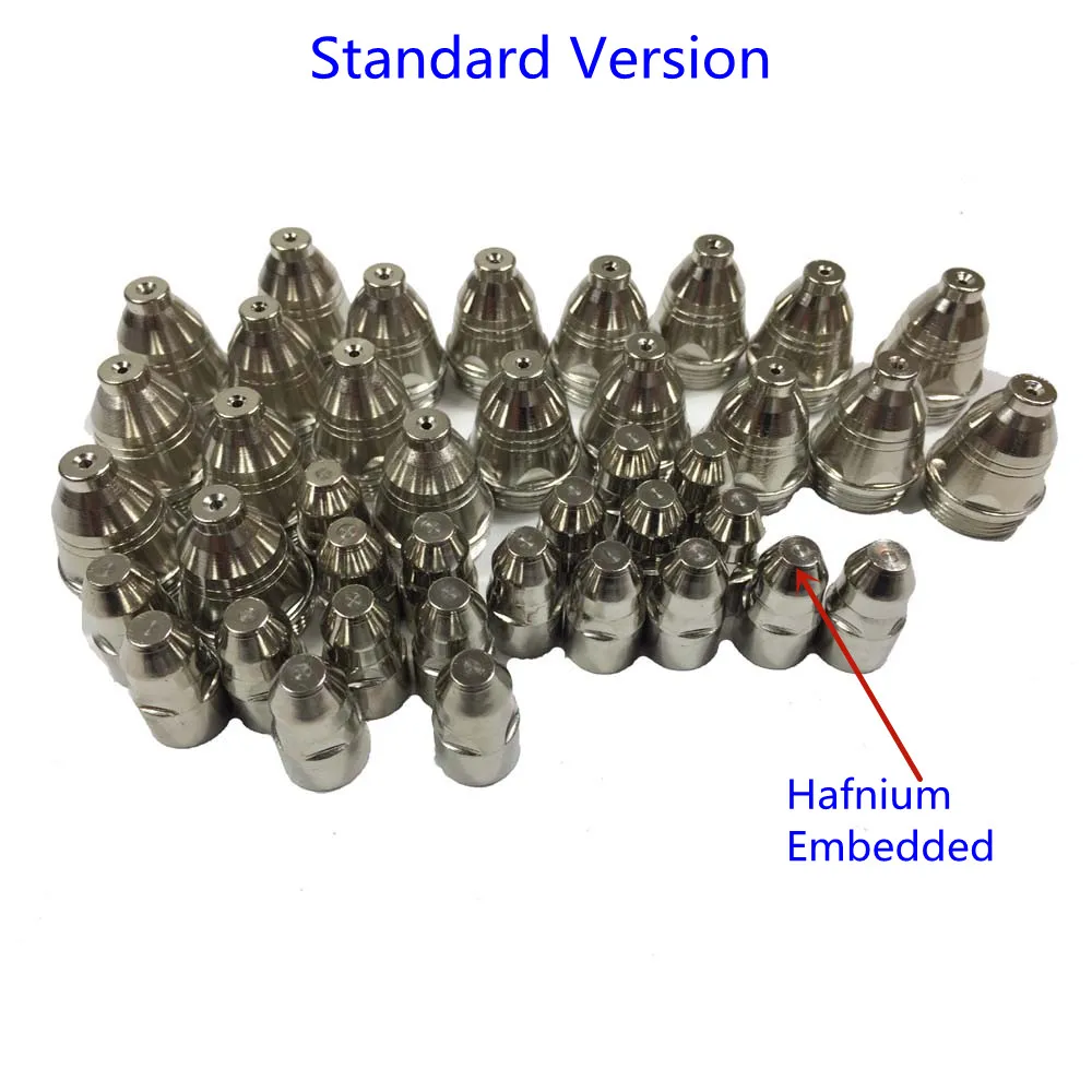 20 Buah Premium P80 Plasma Pemotongan Obor Habis 60A 80A 100A P80 CNC Plasma Obor Ujung Elektroda Nozzle