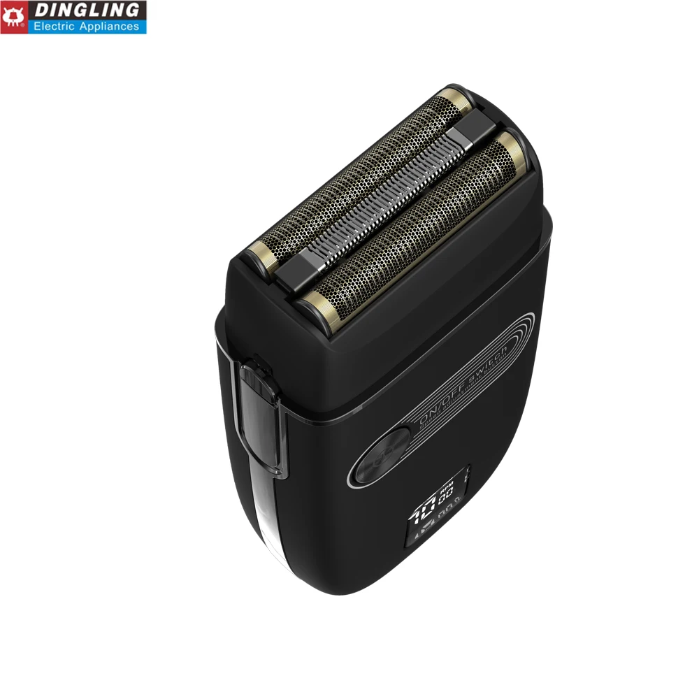 Dingling-Professional Acabamento Shaver, 3-Speed Barbeador Elétrico, Bald Head Shaving Machine, Navalha de barba, RSCW-5009