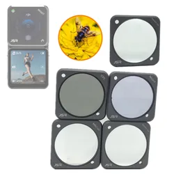 Glass UV CPL Star Night Macro 10X Lens Filter Protector Cap Close up for DJI Action 2 Camera Action2