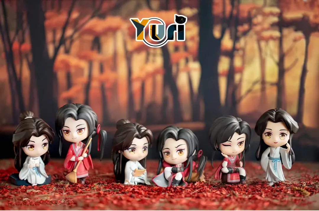 In Stock Limit TGCF Tian Guan Ci Fu Original Hua Cheng Xie Lian BL 6 pcs PVC Figure Doll Model Toy Display Figurine Cosplay Sa