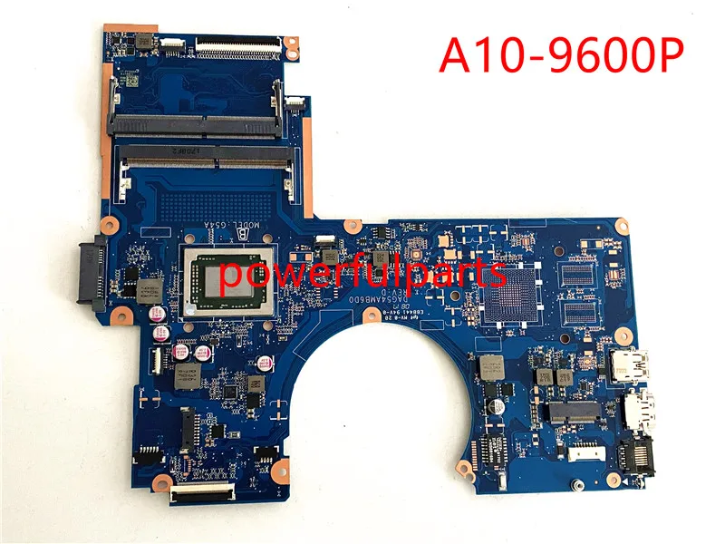 Imagem -02 - Remodelado para hp Pavilion 15-au 15-aw Placa-mãe com A10-9600p Cpu Soldada a Bordo Dag54amb6d0 Testado ok