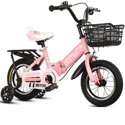 LazyChild Children Folding Bike 2-5-6-9 Years Old Boy Girl Bike 12/14/16/18 Inch Multicolor Optional Child Bike New Dropshipping