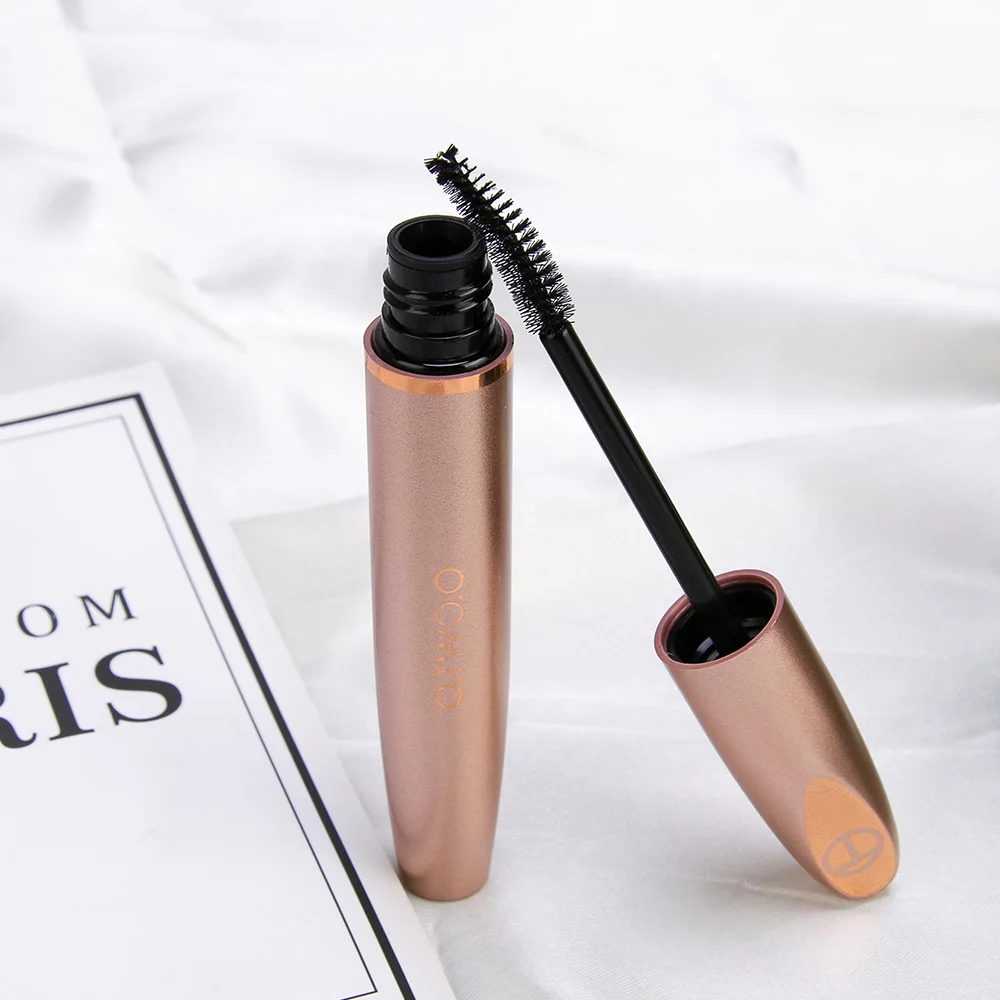 O.TWO.O Super Volume Mascara Lengthening Waterproof Curling Mascara 4D Silk Fiber Eyelashes Extension Eye Make up