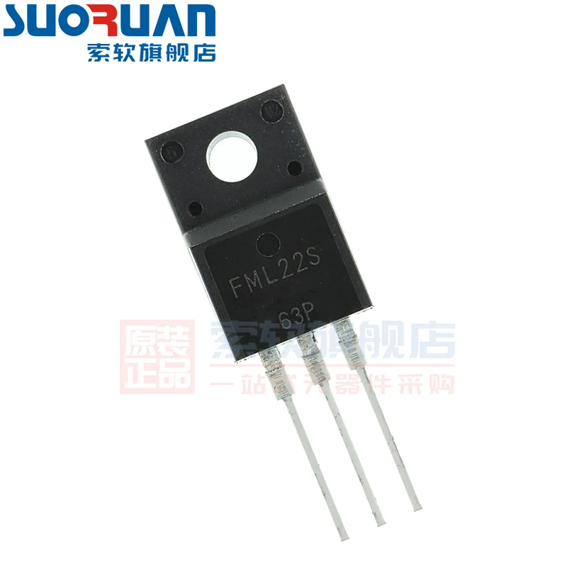 Frete grátis 10 peças-200v 10a to220f fm-22s