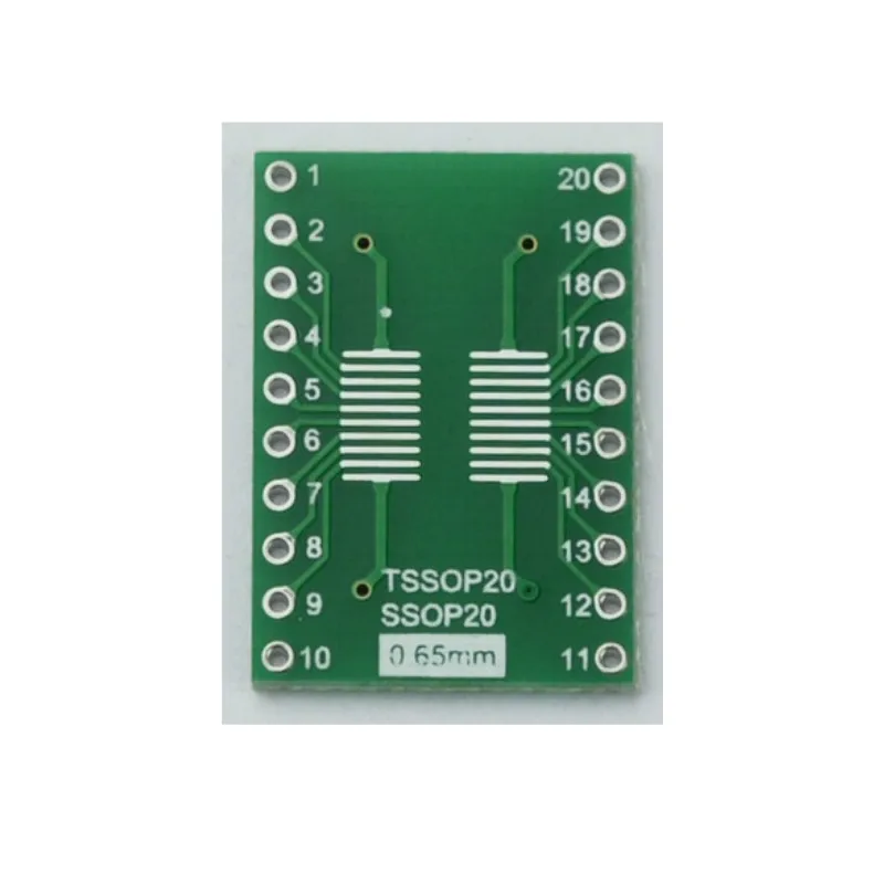 SO SOIC SOP20 à DIP20 IC adaptateur sop20 prise test carte d'expérimentation pcb